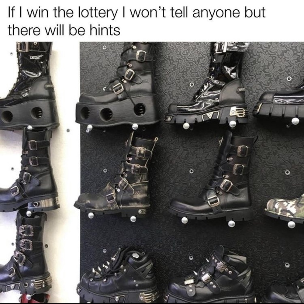 ISO cheap goth boots
